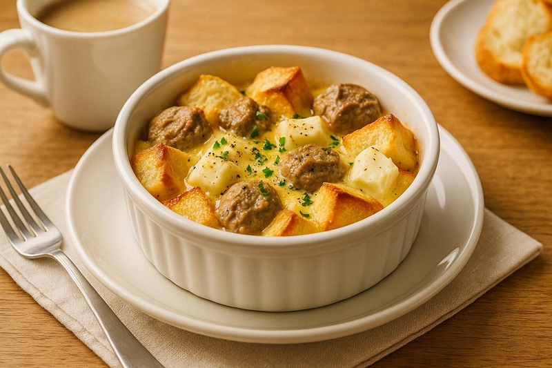 朝食におすすめの簡単パングラタン